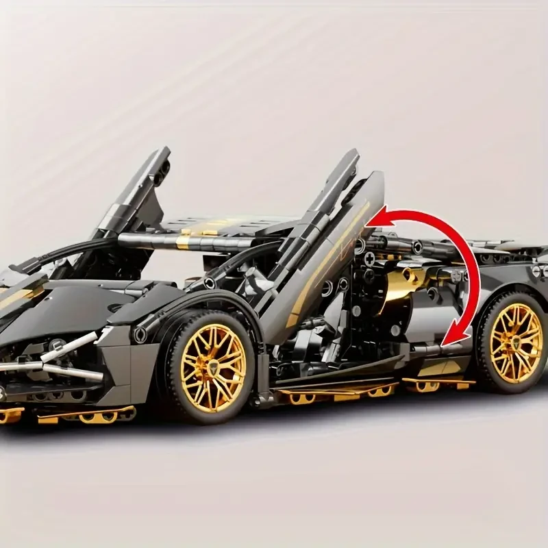 1259pcs Supercar Building Blocks Model Toy