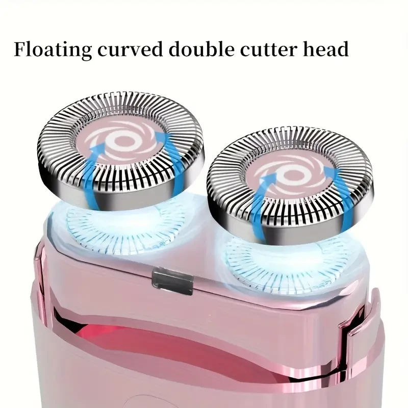 Waterproof Bikini Trimmer, Leg Hair Remover Electric Shaver Painless Underarm And Bikini Hair Removal Device