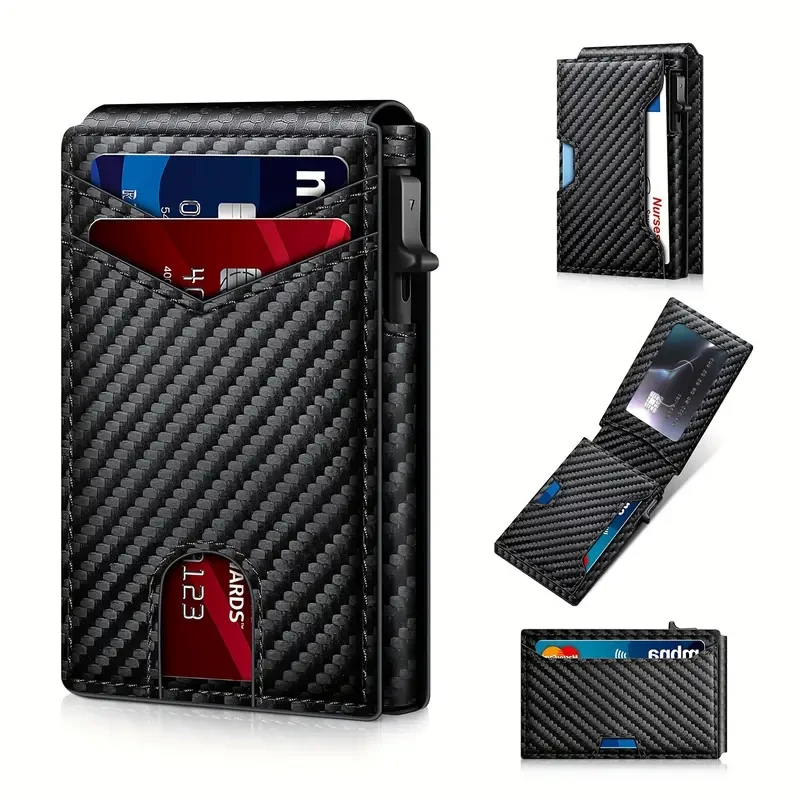TANGMO Business Card Holder for Men