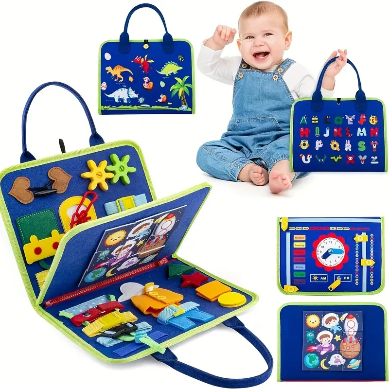 Practice Board, Educational Practice Book, For Learning Numbers, Letters, Training Fine Motor Skills, Sensory Board, Travel Toys Christmas, Halloween Gift