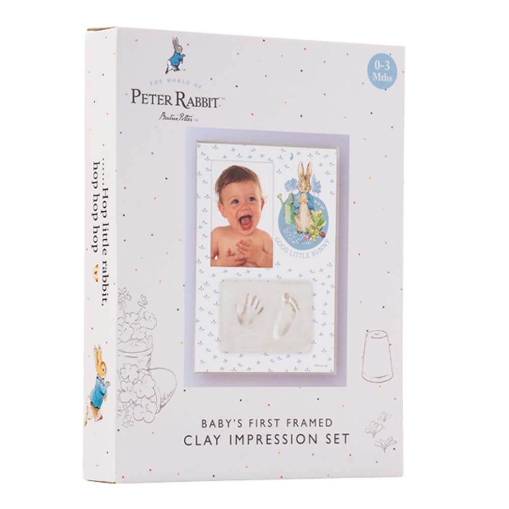 Peter Rabbit Baby's First Framed Clay Impression Set