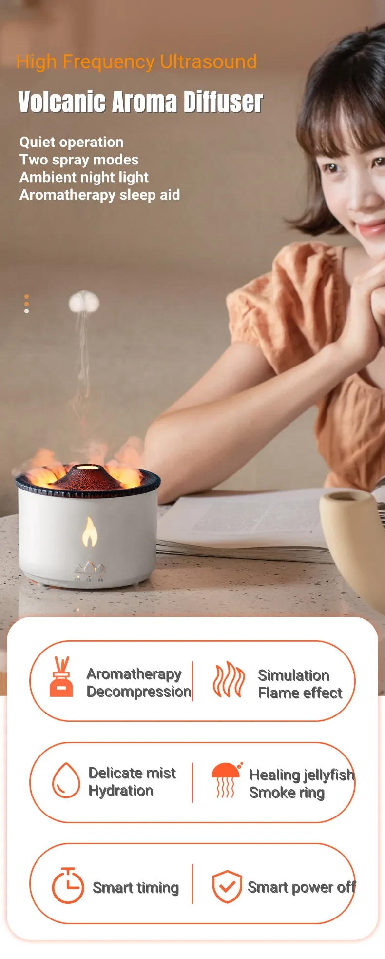 Ultrasonic Essential Oil Humidifier