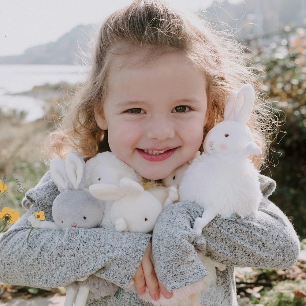 Blossom Bunny Roly Poly Soft Toy