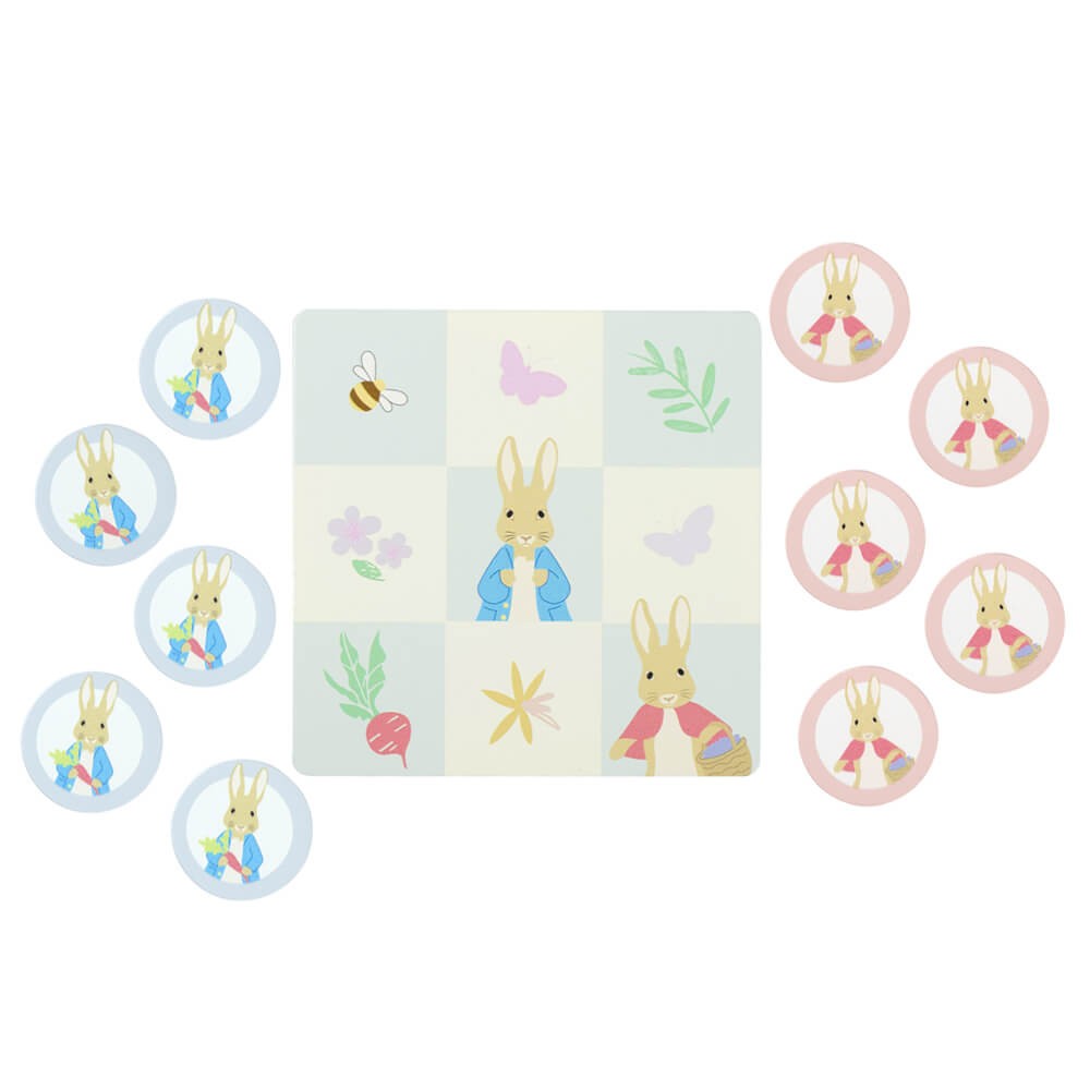 Peter Rabbit Wooden Tic Tac Toe