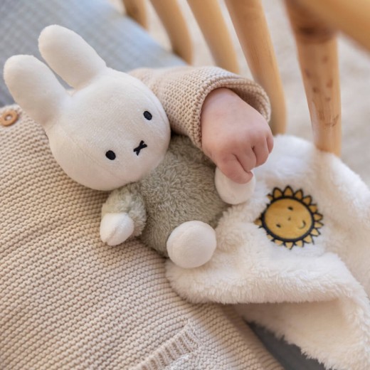Miffy Fluffy Cuddle Cloth Green
