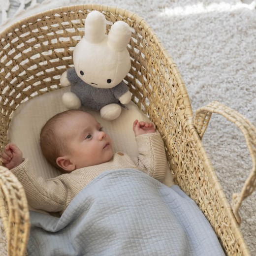 Miffy Fluffy Cuddle Plush Blue Medium