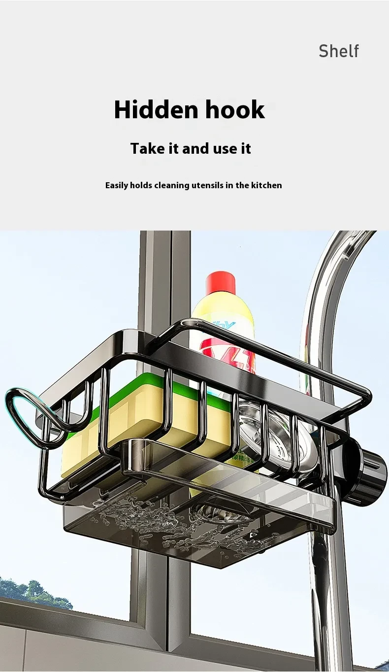 Alumimum Racks Hanging Faucet Dishwashing