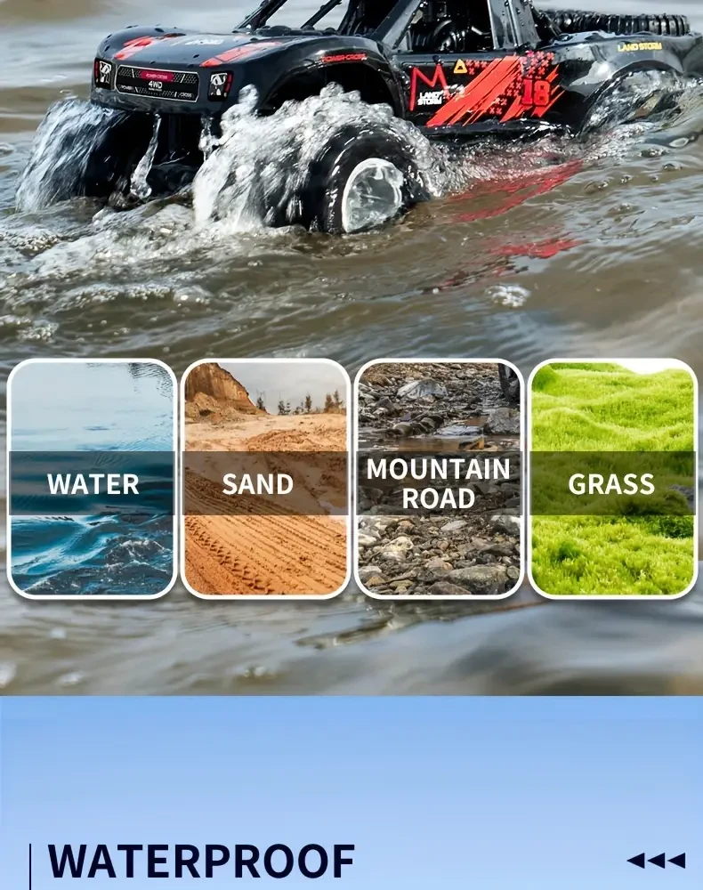 Q156 Remote Remote Control Amphibious Dual Mode Off-Road Vehicle (Single Battery), Christmas, Halloween, Thanksgiving Day Gift