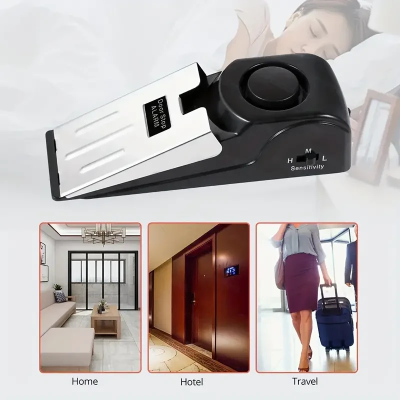 Anti-Theft Door Alarm - Portable for Travel and Home Security