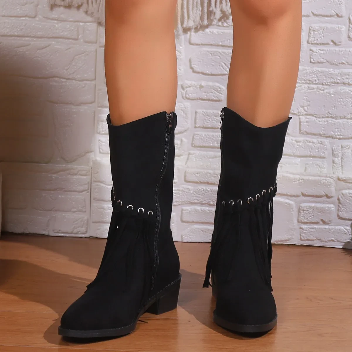 French Women's Retro Boots
