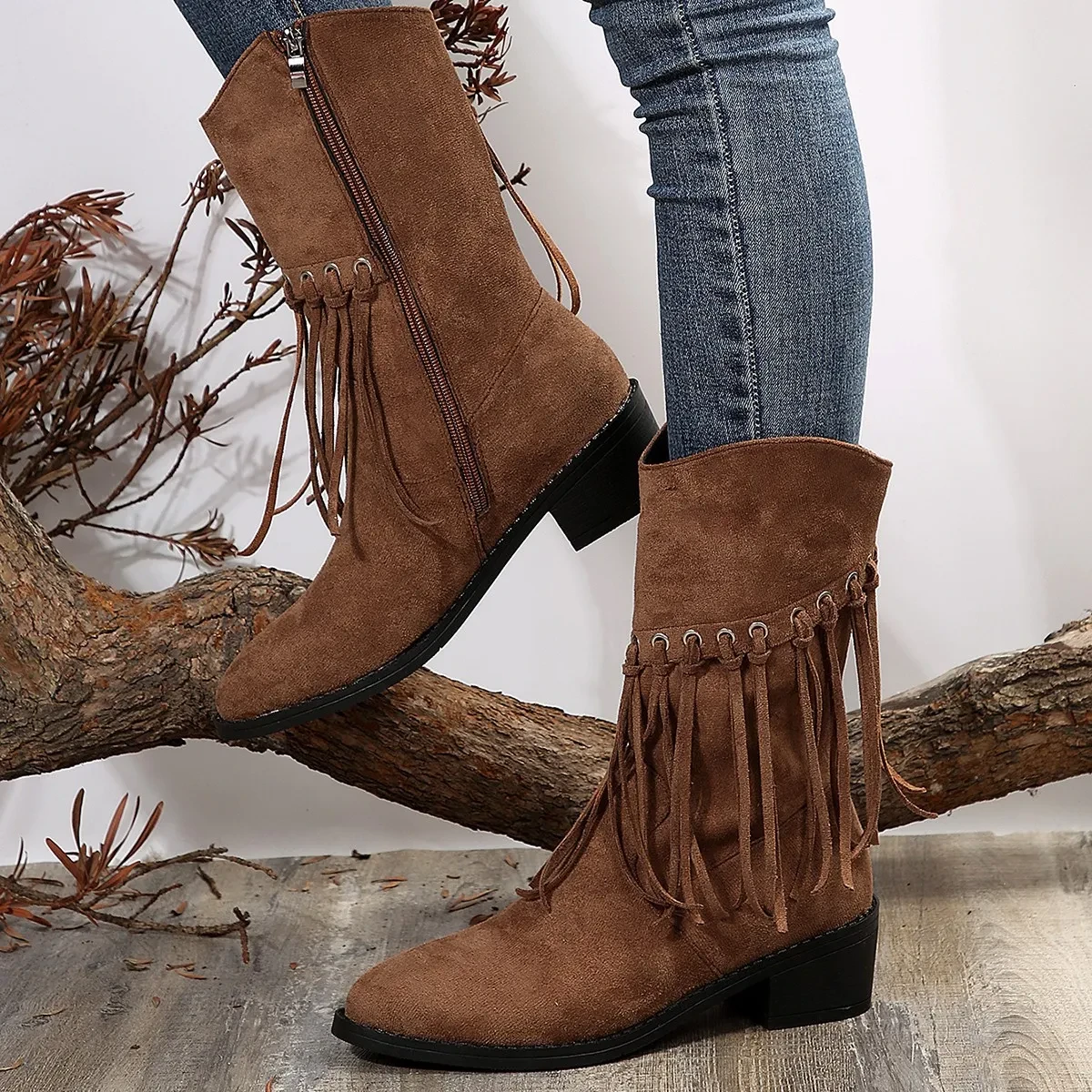 French Women's Retro Boots