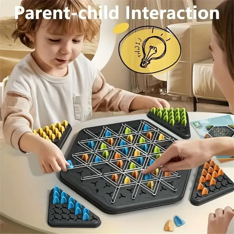 Triangle Chess & Rubber Band Game