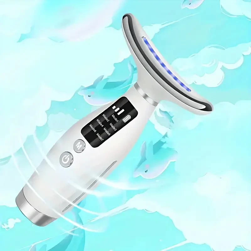 7-Color LED & Heated Facial Massager