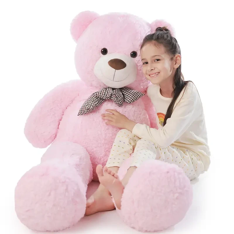Big Teddy Bear 121.92cm Giant White Soft Stuffed Animals Cute Plush Toy