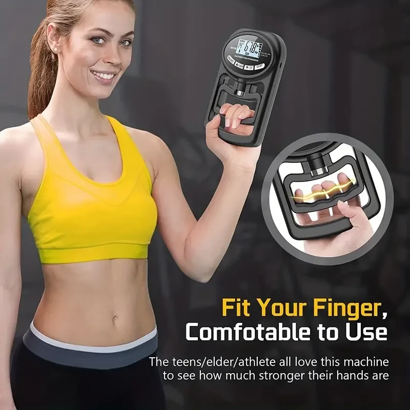 265 Lbs/120 Kg Hand Dynamometer Grip Strength Trainer