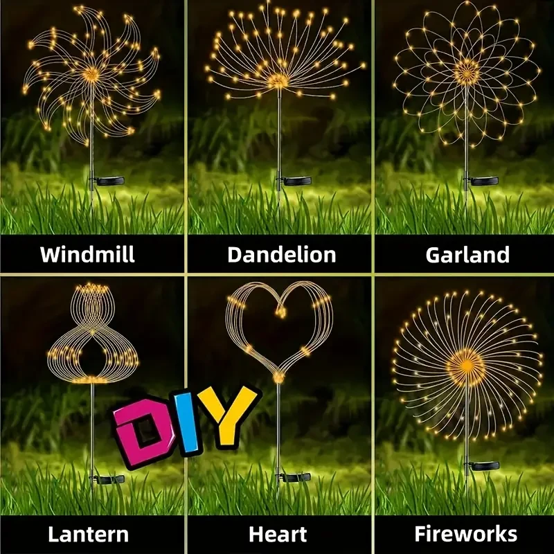 8 Lighting Modes For Outdoor Solar LED Lights