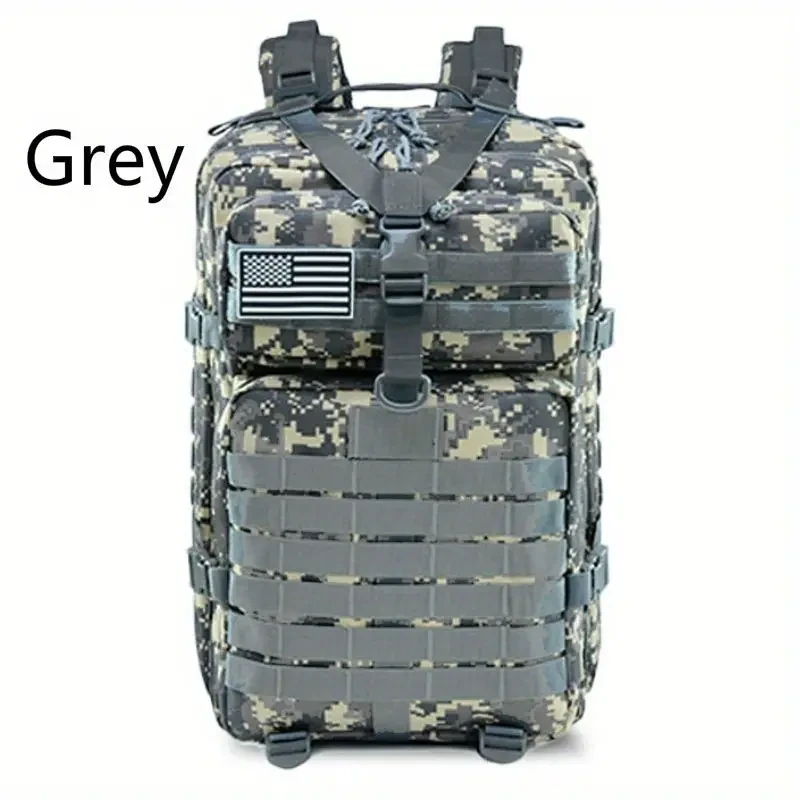 Waterproof Large Capacity Hiking Backpack for Men - Sport Casual Fishing Knapsack for Outdoors Camping