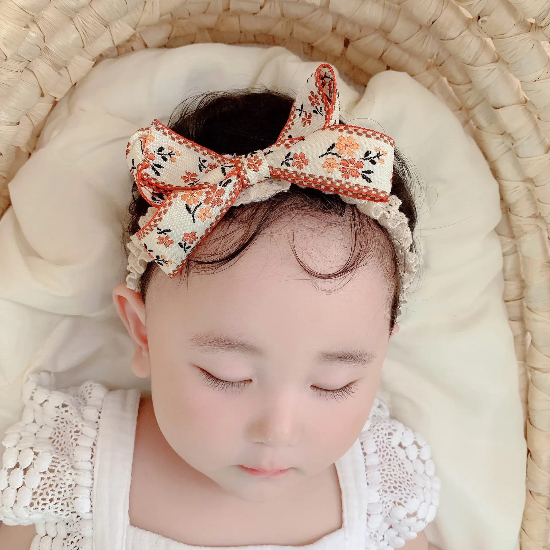 Baby Headband Large Stretch Cotton Edge Princess Tiara