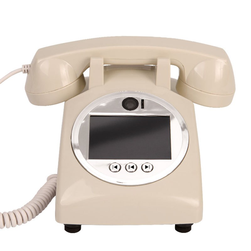 European-style Retro Wedding Video Visitors' Book Birthday Party Video Blessing Message Decoration Telephone