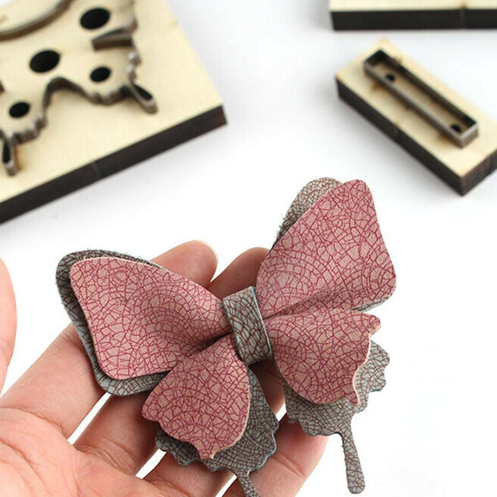 Swallowtail Butterfly Blanking Bow Knot Board Knife Die Finished Product About 10cm