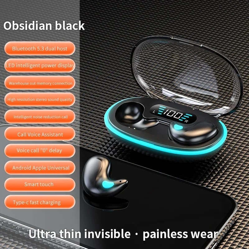 X55 Sleeping Earbuds - Wireless Mini Headphones