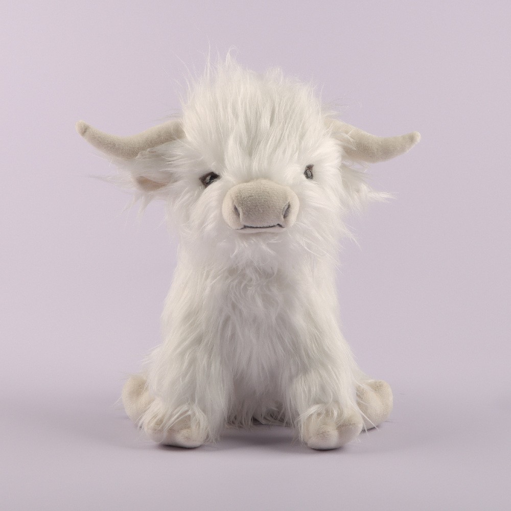 25cm Simulation Highland Cow Plush Toy