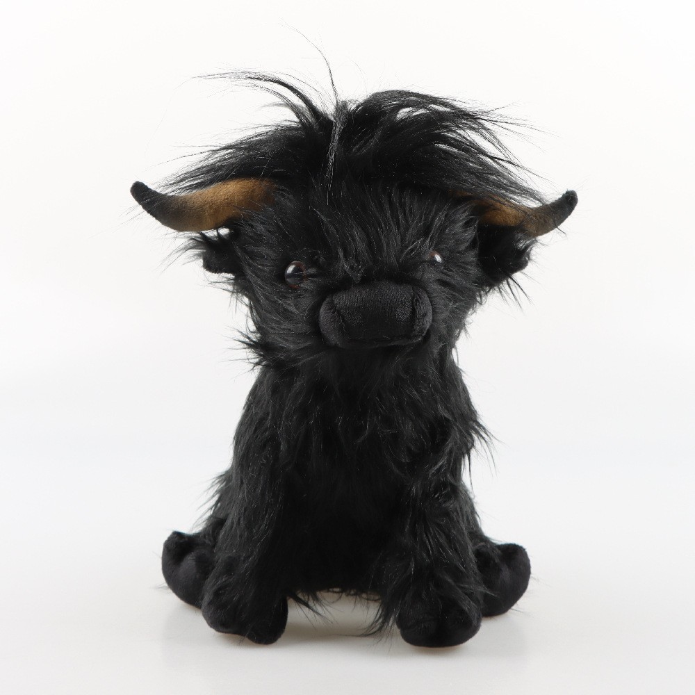 25cm Simulation Highland Cow Plush Toy