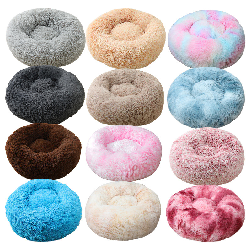 Thick Warm Golden Retriever Teddy Donut Pet Cushion