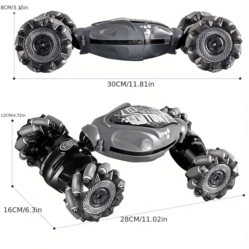 Gesture-Controlled Transforming Remote Control Car for Kids