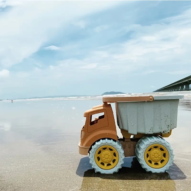 KIDNOAM Youngsters' Blue PP Beach Toy Dump Truck