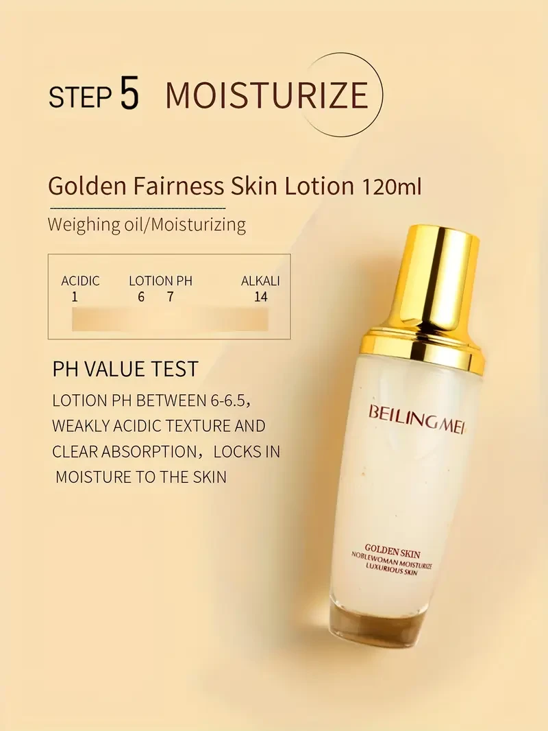 Golden Luxury 9pcs Skincare Set for Women - Hypoallergenic, Moisturizing, & Firming Formula with Golden, Collagen, Hyaluronic Acid & Niacinamide - Ideal for All Types, Perfect Gift Set for Holidays & Birthdays, Plant Squalane