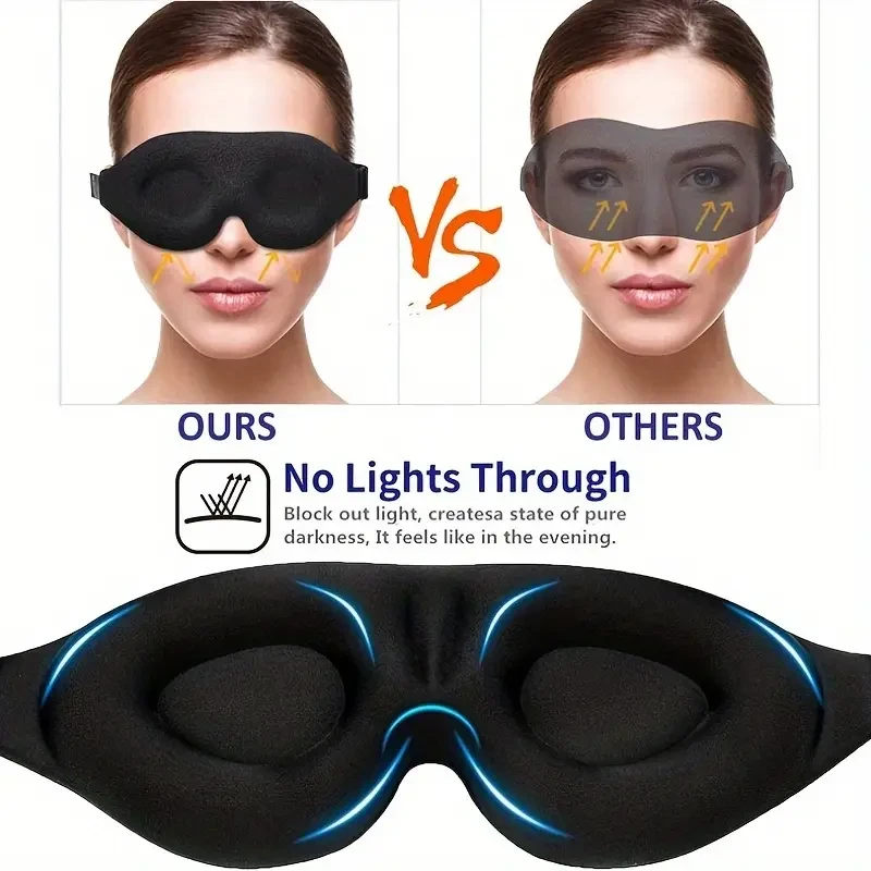 3D Contour Cup Sleep Mask,