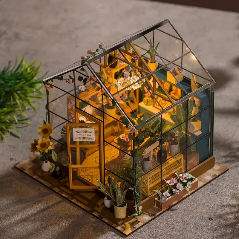 3D Puzzle Wooden Dollhouse Kit
