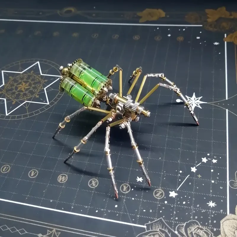 Steam Punk Metal Small Spider 3 Puzzle New Steam Punk Style 1pc