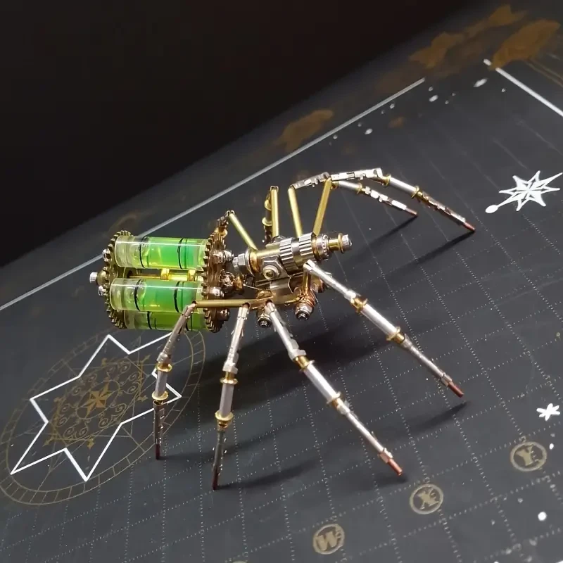 Steam Punk Metal Small Spider 3 Puzzle New Steam Punk Style 1pc