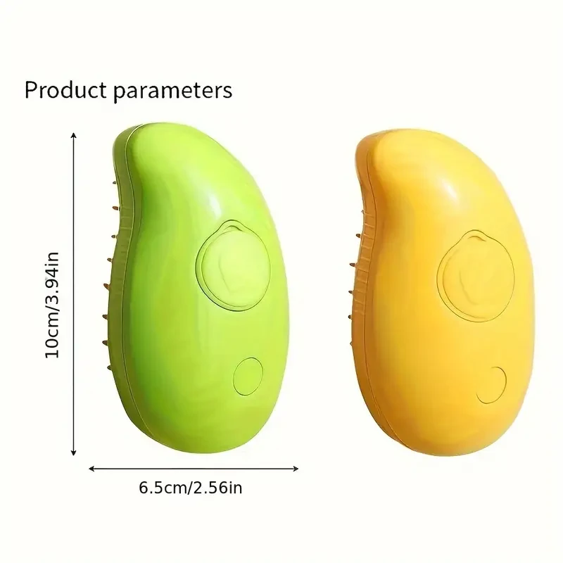 Self-Cleaning Steam Cat Brush Pet Hair Removal Comb for Cats and Dogs