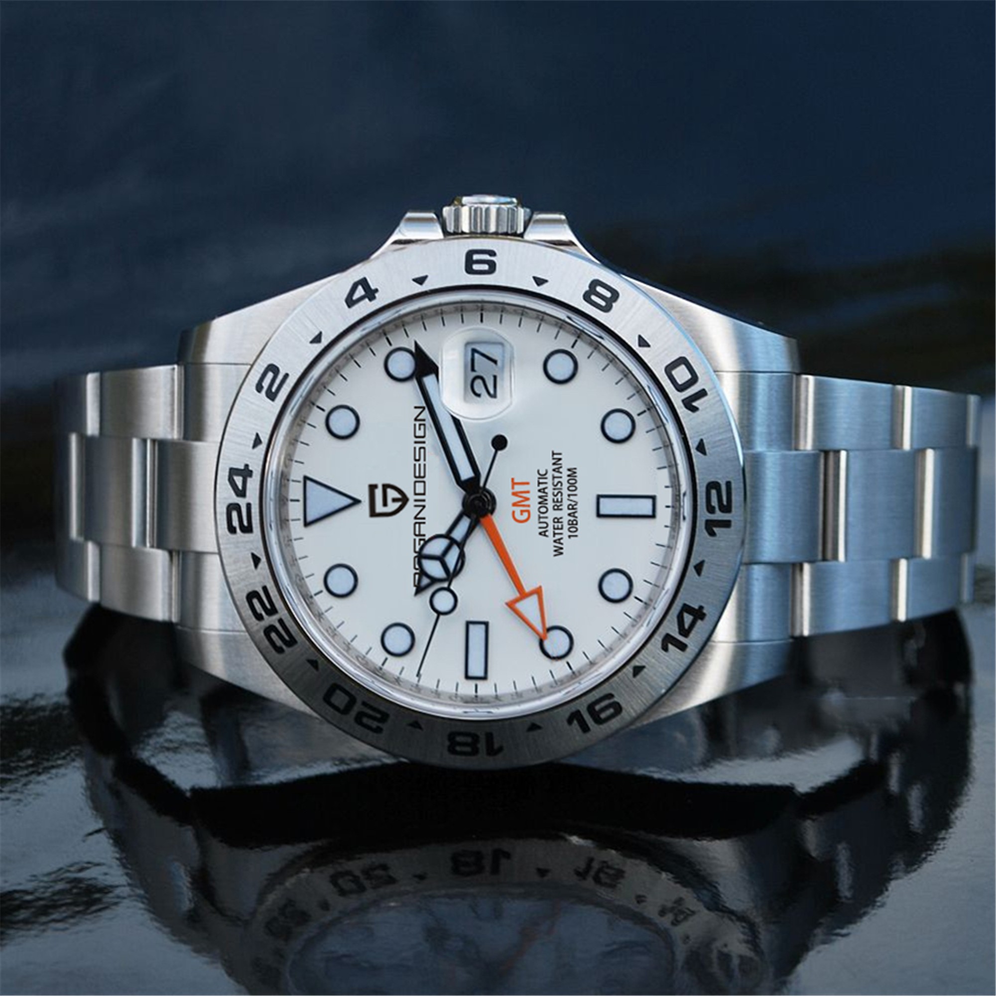 PAGANI Design Men's Automatic Mechanical GMT Watch