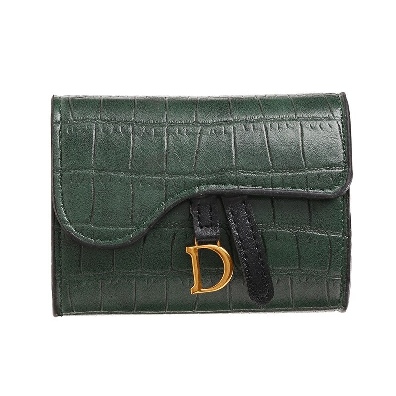 Womens Luxury Mini PU Card Holder Wallet