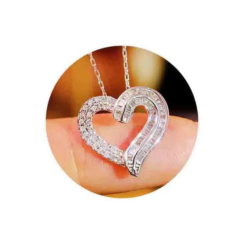 Heart Pendant Necklace Girls' Jewelry