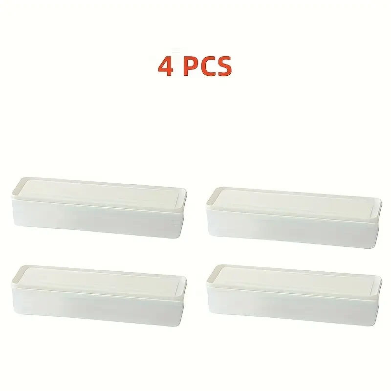 4-Pack BPA-Free Plastic Food Storage Containers with Lids