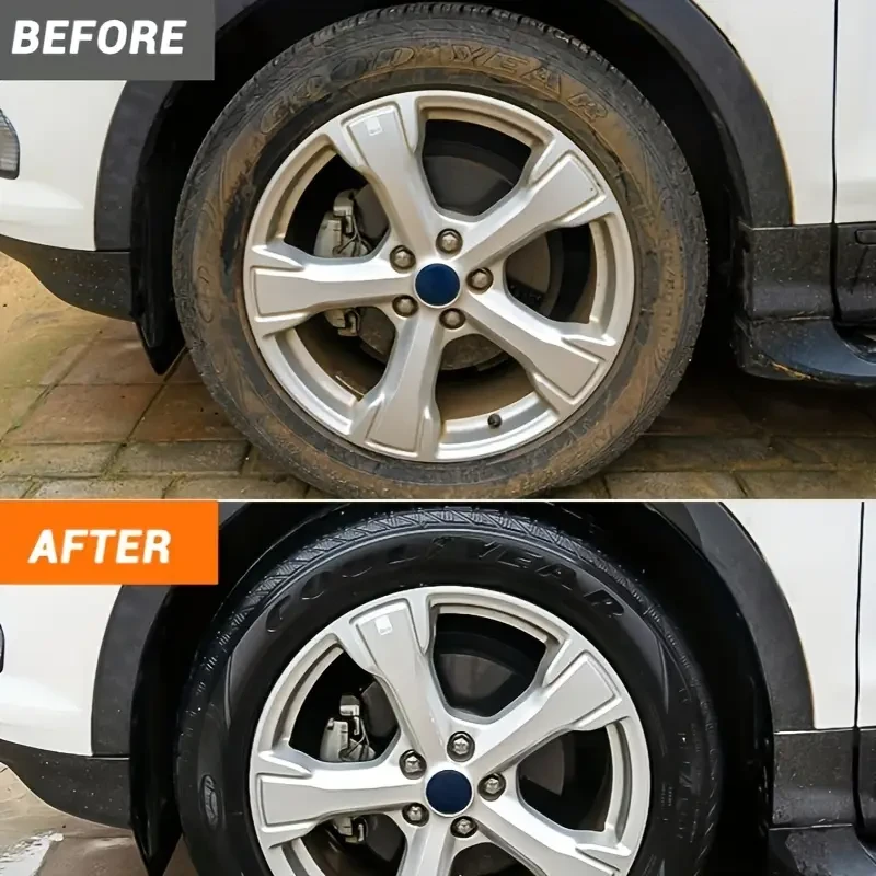 Premium Car Tire Shine Wax Durable Protection & Gloss Enhancer