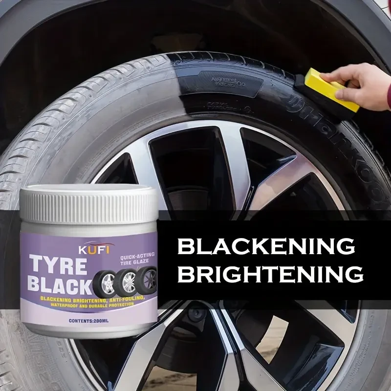 Premium Car Tire Shine Wax Durable Protection & Gloss Enhancer