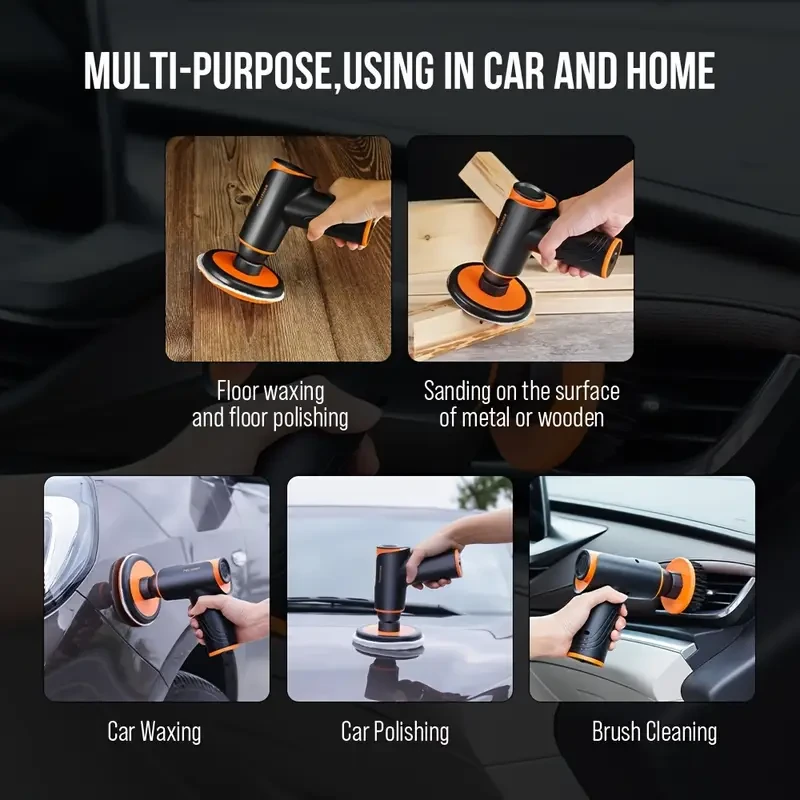 Portable 100W Wireless Car Waxer & Polisher