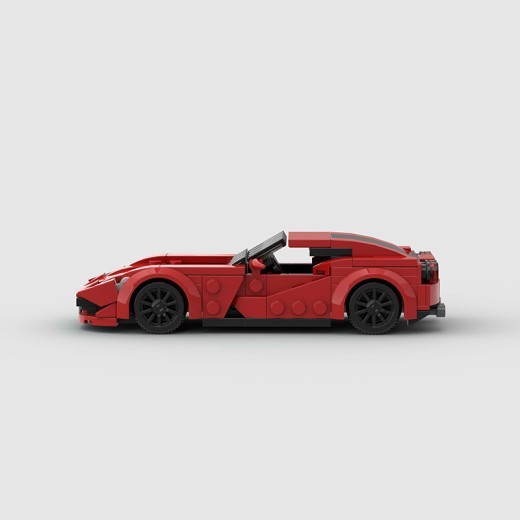 Cool Racing And Running Small Particle Children's Toy DIY Building Blocks