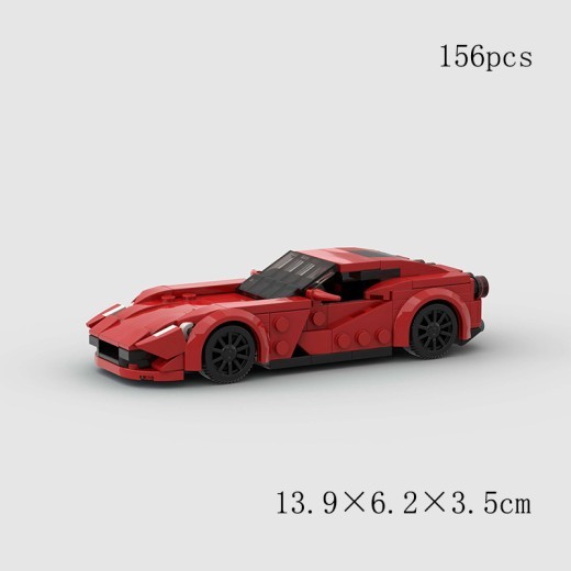 Cool Racing And Running Small Particle Children's Toy DIY Building Blocks