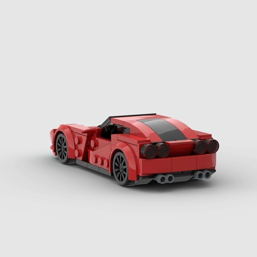 Cool Racing And Running Small Particle Children's Toy DIY Building Blocks
