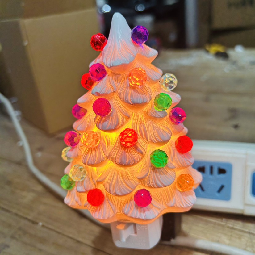 Ceramic Christmas Tree Night Light