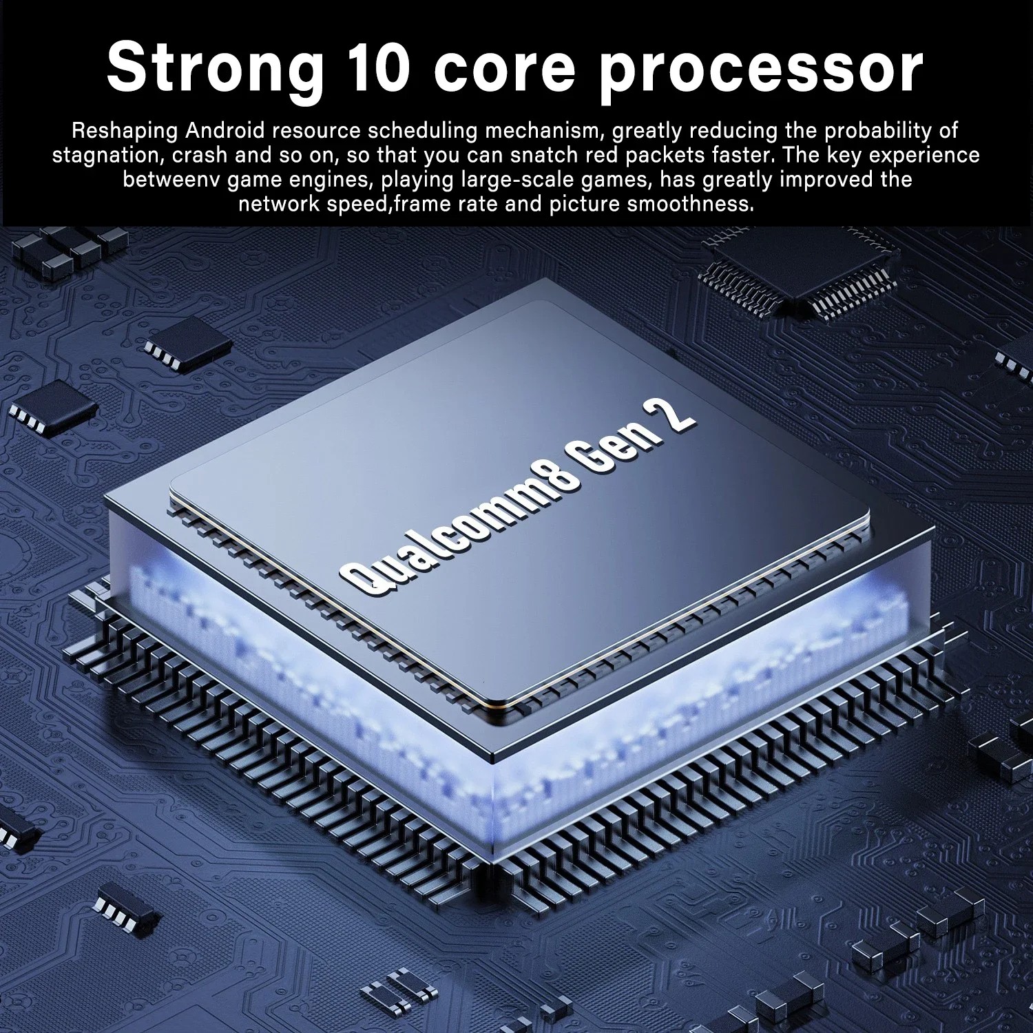 Pad 8 Pro Tablet - 10.1 inch Android 13, Snapdragon 8 Gen 2, 5G Dual SIM
