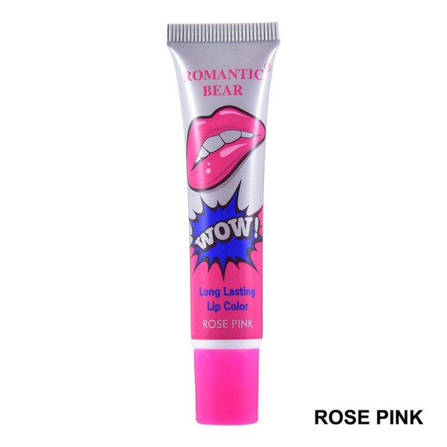 6 Colors Peel-Off Liquid Lipstick - Waterproof Long-Lasting Lip Gloss & Tattoo Effect