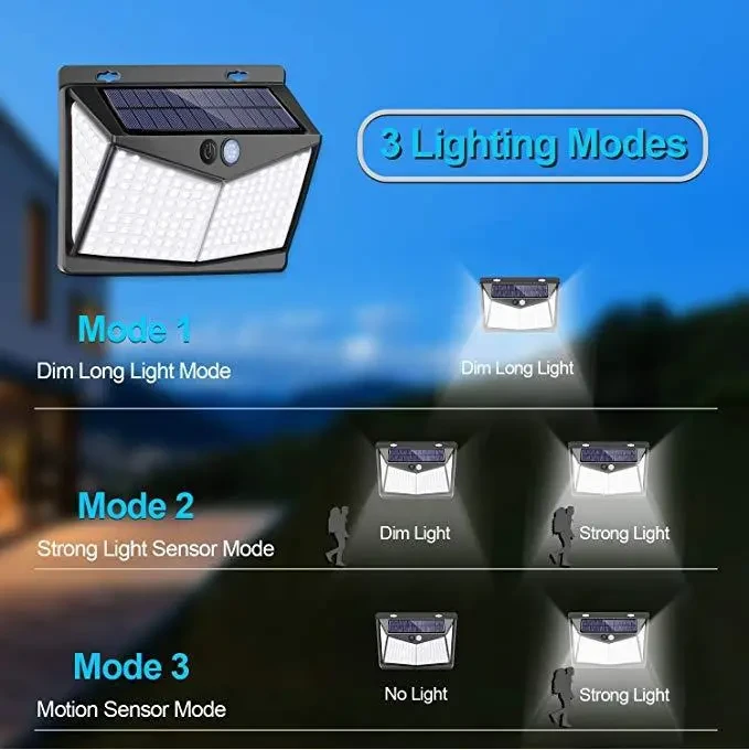 Garden Road solar wall lamp